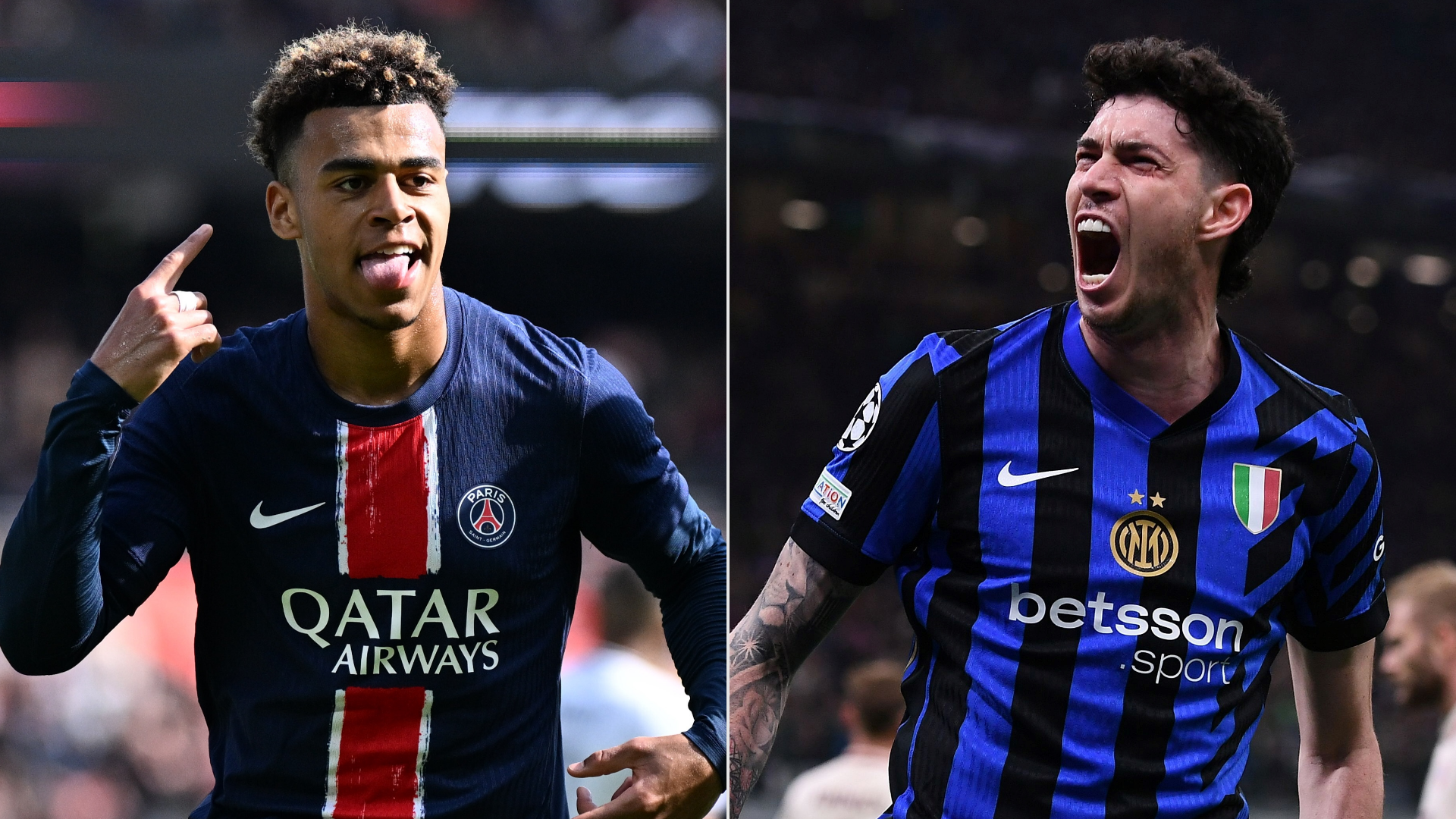 PSG vs Inter Milan Lineups